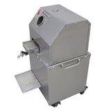 TECHTONGDA Sugarcane Press 110V 3 Rollers Sugar Cane Juicer Electric Sugar Cane Ginger Press with 304 Stainless Steel Rollers and Water Injection Hole 660lb/h Productivity for Commercial Use