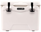SereneLife Ultra-Tough 25 Quart Rotomolded Cooler Box, Holds Upto 36 Cans, Keeps Ice Up to 5 Days, Heavy-Duty Insulated Portable Ice Chest Box, Ideal for Travel, Camping, Beach, and Outdoor Adventures