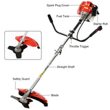 2 in 1 Gas Weed Wacker, 52cc 2-Cycle Gas Weed Eater, Grass Trimmer 8500rpm High Power Gas String Trimmer