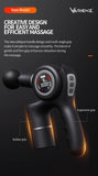 VARIENZ VM PRO Deep Tissue Massage Gun – Percussion Body Massager with Heat & Cold Therapy for Pain Relief, Muscle Recovery, 15 Speeds, 90° Rotation, Quiet Brushless Motor, Extra Battery Included