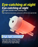 High Sensitivity Night Fishing Float Bite Alert for Fishing Rods, Ice Fish Tip up Alarms Indicators Equipment with LED Lights & Sound for Lake Fishing (15Pcs)