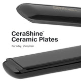 Paul Mitchell Style+ 1" Ceramic Flat Iron, Adjustable Heat Settings, for Straightening + Curling