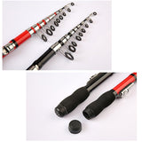 Retractable Fishing Rod, Mini Portable Bass Hard Bait Casting Rod with Reel, Lightweight, Glass Fiber, Fishing Tackle Combo(Black Rod,1.0m)