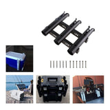 Plastic Fishing Rod Holder for Boat, Pontoon, Sailboat, Inflatable, 360° Adjustable, Easy Mounting, Marine Grade