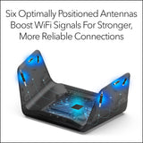 Nighthawk Tri-Band WiFi 6E Router (RAXE300) - Security Features, AXE7800 Wireless Gigabit Speed (Up to 7.8Gbps
