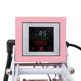 16x24 Semi‑Automatic Heat Press Machine, Heat Transfer Printer, Pink