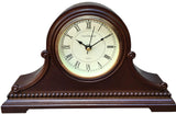 Vmarketingsite Mantel Clocks, Battery Operated, Silent Wood Mantle Clock with Westminster Chimes On The Hour, Solid Wooden Shelf Decorative Chiming Table Clock, 9" x 16" x 3"