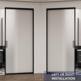 TALNAROV Glass Door with Bottom Seal Strip, 36 Inch Clear PVC Seal Strips for 3/8"(10mm) Thick Glass Door, 1 PCS x 36"