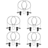 UKCOCO 10 Sets Laptop Lock Notebook Lock Cable Laptop Lock Hardware Cable Lock Kit Retractable Wire Lock for Tablet Computers Laptops Chain Lock Alloy Multifunction Sewing