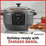 7.5QT Slow Cooker and Multicooker, 4-in-1 Functions, Sears/Sauté, Slow Cooks/Roast, Steams and Warms, From The Makers of Instant Pot Instant Pot