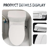 SS114 Slow Close Elongated Toilet Seat and Lid Compatible with TOTO SS113/SS154/SS224/SS204 Traditional Toilet Seat Replacement with Toilet Bolts and Nut, Cotton White