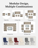 HILLGA Luxury 5 PCS Outdoor Swivel Rocker Patio Chairs of 2