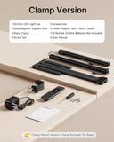 ONEMIX 42" Desk Lamp for Home Office with Clamp, 1800LM 4-Panel LED Light