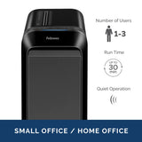 Powershred LX22M 20-Sheet Micro Cut Paper Shredder (5263501) Bundle Fellowes