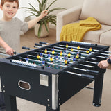LATART 55 Inch Foosball Table, Football Arcade Soccer Game Table for Offices Home Adult Kids with Leg Levelers & Heavy Duty Legs 4 Balls 2 Cup Holders