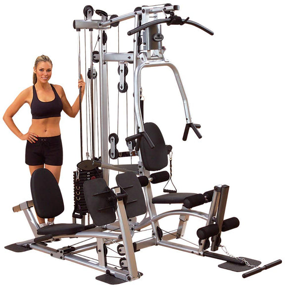 Body-Solid Powerline (P2LPX) Multi-Station Single Weight Stack Home Gym Machine, Arm & Leg Strength Training Functional Exercise Workout Station for Weight Lifting and Bodybuilding with Leg Press Body-Solid