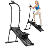 HXD-ERGO Stair Stepper for Home, 6-Level Magnetic Resistance Stepper Machine with Incline Modes & LCD Monitor, 330LBS Capacity Quiet Stair Climber, Steppers for Exercise at Home, Stair Master Workout