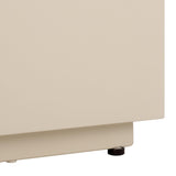 SAFAVIEH Outdoor - Tina Rectangle Coffee Table - Ivory Cement Ficonstone - Fully Assembled - Weather Resistant - Ideal for Deck, Patio, Backyard, 39.4" W x 23.6" D x 10.6" H (PAT6212C)