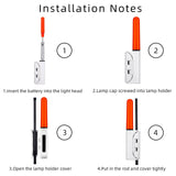 LED Fishing Rod Tip Lights – Smart Strike Indicator & Bite Alarm for Night Fishing – Waterproof Clip-On Alert with High Visibility Glow for Catfish, Carp & Surf Casting (Battery Included)
