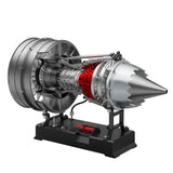 MechPuConToy Turbofan Engine Model Kit That Works, DM121 1/12 Full Metal Mechanical Dual-Spool Aircraft Jet Engine Model, DIY Assembly 2 Hours Build Your Own Turbofan Engine for Adults (300+PCS)