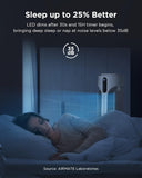 AIRMATE Air Purifier Bladeless Tower Fans, 1500CFM Large Air Volume, 45" 2-in-1 Standing Fan for Bedroom & Home, 28ft/s Velocity, 90° Oscillation, 24H Timer, Low Noise, White