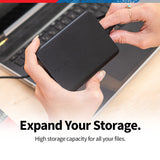 Toshiba Canvio Basics 4TB Portable External Hard Drive USB 3.0, Black
