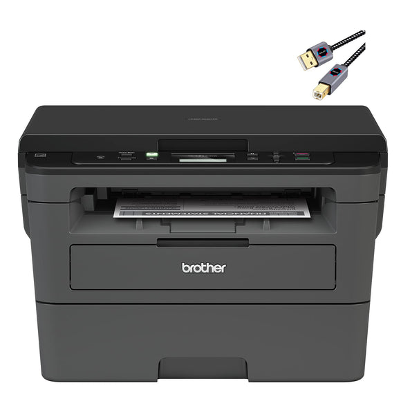 Brother L-2390DW Series Compact Monochrome Laser All-in-One Laser Printer, Wireless, Mobile Printing, Auto 2-Sided Printing