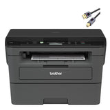 Brother L-2390DW Series Compact Monochrome Laser All-in-One Laser Printer, Wireless, Mobile Printing, Auto 2-Sided Printing