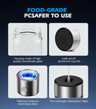 6.0 Upgrade Hydrogen Water Bottle & Hydrogen Absorption 【SGS Certification - 5000PPB】 Hydrogen Water Bottle 【NO.1-24-Hour Hydrogen Lock】 2026 SPE PEM Technique, Double Hydrogen Content - Silver