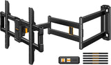 Perlegear Corner TV Wall Mount Long Arm TV Mount for 42-84 Inch TVs