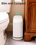 2.3 Gallon Slim Small Bathroom Trash Can with Lid