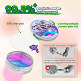 Waterelf Glow in The Dark Putty for Kids, Fidget Stress Relief Play Putty for Boys Girls Adults, Non-Sticky Therapy Toys - 3.2oz, Rose Red/Blue/Purple