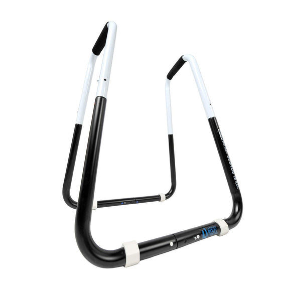 Ultimate Body Press Dip Bar Fitness Station - Adjustable Folding Dip Stand,White/Black Ultimate Body Press
