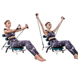 Ab Machine for Stomach Workout – Multi-Functional Adjustable Ab Trainer Machine with Waist Twister, Ab Rocket & Ab Cruncher – Abdominal Exercise