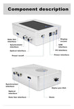 ZDGsrgWRG 25.4mm 24languages Online Inkjet Coding Printer Fast-Dry Ink