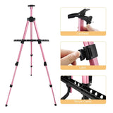 RRFTOK Pink 2 Pack Adjustable Art Easel Stand for Painting and Sign