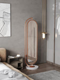 YUXING1205 Floor Mirror Mirror Floor-Standing Dressing Mirror Bedroom Full-Body Rotatable Home Storage Three-Dimensional Fitting Mirror Full Length Mirror(A), wanghairong158