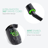 MINT REVAMP X-Long Barrel 1.25 Inch Curling Iron — Easier & Faster Styling for Long Hair | Truly Ionic Even Heat Ceramic Curling Iron 1 1/4 Inch | Professional Optimized Clamp for Smooth Salon Curls