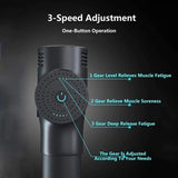 BLPOTA Massager Gun,Portable Body Muscle Massager,Portable Body Muscle Massager,Deep Tissue Percussion Muscle Massage for Pain Relief