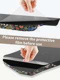 3-in-1 Ergonomic Keyboard Stand with Wrist Rest & Mouse Pad Set, Flower