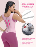 SHAPSHE Waist Trainer for Women, Tummy Control Sports Girdle, Workout Body Shaper with Adjustable Shoulder Strap