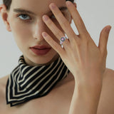 Oseew 2027 10k Gold Class Women Graduation Ring High School College