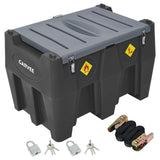 Garvee Portable Fuel Tank 128 Gal, Diesel & Gasoline Transfer Tank With 12V Electric Pump, 10 GPM Flow Rate, 13.1 ft Hose, Auto Fueling Nozzle, Durable Fuel Transfer Tank for Easy Transportation