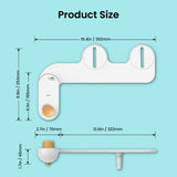 Bidet Attachment for Toilet Seat, Adjustable Water Pressure Spray VOVO