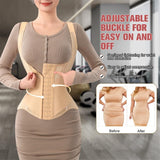 MISTHIN Waist Trainer for Women Corset Shapewear Tummy Control Vest Waist Cincher Shaper Workout Girdle (Nude, X-Large)