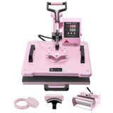 Heat Press Machine 5 in 1 Combo with 30 OZ Tumbler Press & Hat Press, Slide Out 12x15 Inch Heat Press Sublimation Machine
