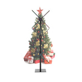 Missyou 152CM 3DHologramFan Christmas Tree Display and Stand,3 x 56cm Fans with Bluetooth,App & Remote Control,Holographic Fan LED,Customizable Video Content for Exhibitions,Trade Shows,Advertising