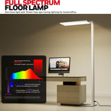 Honeywell 16500LM LED Floor Lamp - 06E Ultra Sunturalux Eye Caring 4000K Natural Daylight Modern Tall Reading Lamp, 160W Dual Light Source Dimmable