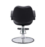 Black Hydraulic Barber Styling Chair Flagbeauty
