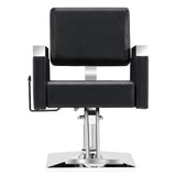 BarberPub Classic Recline Hydraulic Barber Chair Salon Spa Chair Hair Styling Beauty Equipment 3021 (Black)